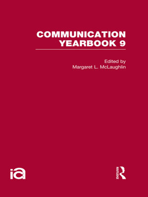 cover image of Communication Yearbook 9